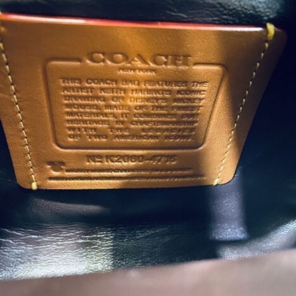 COACH Limited Edition w DISNEY 50TH ANNIVERSARY Mickey Mouse Leather…NWT - Picture 11 of 12